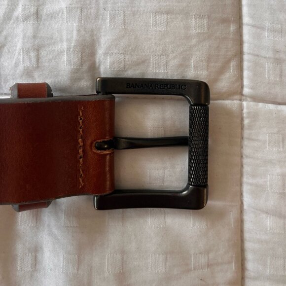 Banana Republic Genuine Leather Men’s Belt 32 - Picture 5 of 13